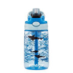 Contigo Gizmo Flip Pro Sharks Tritan Çocuk Suluğu 420ML - Açık Mavi 
