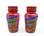 Mentos Sours Şekersiz Tatlandırıcılı C Vitaminli Çilek Aromalı Tablet Şekerleme 49gr X 2 Adet