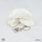 Dacia Logolu Plaka Anahtarlık - Kişiye Özel Dacia Plaka Kare Çelik Anahtarlık