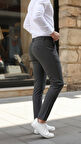 Erkek Slim Fit Likralı Gabardin Pantolon