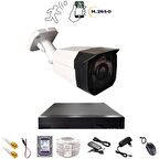 1 KAMERALI 6 SÜPER KING LEDLİ 1080P PLASTİK KASA GÜVENLİK KAMERA SETİ