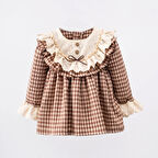 KIZ ÇOCUK EKOSE ELBİSE