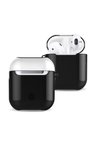 Airpods 2 (2.nesil) 3in1 Kılıf - Siyah-Beyaz