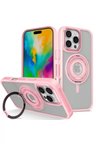 iPhone 16 Pro Max Banza Magsafe Standlı Kapak - Pembe
