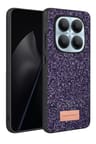 Note 15 4G Bright Simli Kapak - Derin Mor