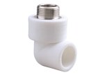 Pvc Boru PPRC Dış Dişli Dirsek 20x1/2 10 Adet