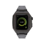 Watch 44mm Metal Petek Kasalı Kordon - Siyah