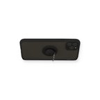 iPhone 11 Pro Kılıf Montreal Yüzüklü Silikon Kapak - Siyah