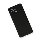 Mi 11 Kılıf Nano içi Kadife Silikon - Siyah
