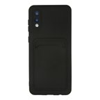 Galaxy A02 Kılıf Kelvin Kartvizitli Silikon - Siyah