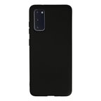 Galaxy S20 Kılıf Nano içi Kadife Silikon - Siyah