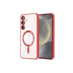 Galaxy S24 Plus Kılıf Kross Magneticsafe Kapak - Kırmızı