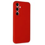 Galaxy S24 FE Kılıf Nano içi Kadife Silikon - Kırmızı
