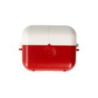 Airpods 3 (3.nesil) Basmalı Kılıf - Kırmızı-Beyaz
