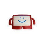 Erdo Ticaret iPad 9.7 Tablet Kılıfı Silikon Kırmızı Karakter