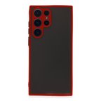 Galaxy S22 Ultra Kılıf Montreal Silikon Kapak - Kırmızı