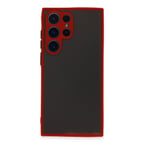 Galaxy S22 Ultra Kılıf Montreal Silikon Kapak - Kırmızı