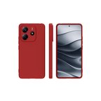 Redmi Note 14 4G Kılıf First Silikon - Kırmızı