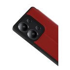 Erdo Ticaret Xiaomi Redmi 15C 4G Kılıf Kırmızı Suni Deri Kapaklı