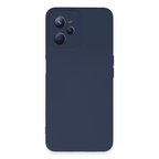 Erdo Ticaret Realme C35 Kılıf Lacivert Silikon Nano Kadife İçi