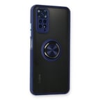 Redmi Note 11 Kılıf Montreal Yüzüklü Silikon Kapak - Lacivert
