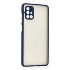 Galaxy A71 Kılıf Montreal Silikon Kapak - Lacivert