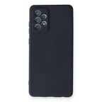 Galaxy A72 Kılıf Nano içi Kadife Silikon - Lacivert