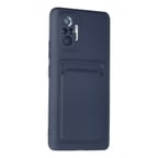 Redmi Note 10 Pro Kılıf Kelvin Kartvizitli Silikon - Lacivert
