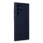 Galaxy S23 Ultra Kılıf Nano içi Kadife Silikon - Lacivert