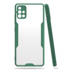 Erdo Ticaret Samsung Galaxy A71 Kılıf Yeşil Platin Silikon TPU
