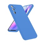 Erdo Ticaret Samsung Galaxy A24 4G Kılıf First Silikon Mavi Arka Kılıf