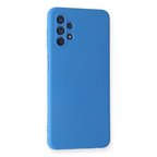 Galaxy A52 Kılıf Nano içi Kadife Silikon - Mavi