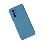 Nova Y70 Kılıf Nano içi Kadife Silikon - Mavi