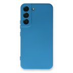 Galaxy S23 Plus Kılıf Nano içi Kadife Silikon - Mavi