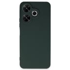 Redmi 13 4G Kılıf First Silikon - Koyu Yeşil