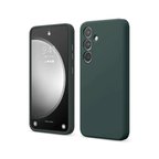 Galaxy S24 FE Kılıf First Silikon - Koyu Yeşil