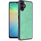 Galaxy A06 Kılıf Aras Deri Kapak - Koyu Yeşil