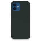 iPhone 12 Kılıf Lansman Legant Silikon - Koyu Yeşil