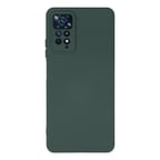 Redmi Note 11 Pro Kılıf Nano içi Kadife Silikon - Koyu Yeşil