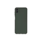 Galaxy A04 Kılıf Nano içi Kadife Silikon - Koyu Yeşil