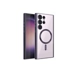 Galaxy S23 Ultra Kılıf Kross Magneticsafe Kapak - Mor