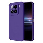 Mi 15 Pro Kılıf Nano içi Kadife Silikon - Mor