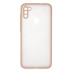 Galaxy A11 Kılıf Montreal Silikon Kapak - Pembe