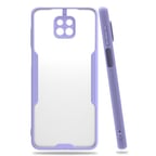 Redmi Note 9S Kılıf Platin Silikon - Lila