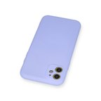 iPhone 11 Kılıf Nano içi Kadife Silikon - Lila
