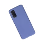 Galaxy S20 Kılıf Nano içi Kadife Silikon - Lila