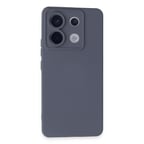 Redmi Note 13 Pro 5G Kılıf Nano içi Kadife Silikon - Gri