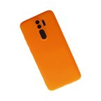 Redmi Note 8 Pro Kılıf First Silikon - Turuncu
