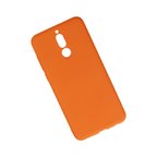 Mate 10 Lite Kılıf Nano içi Kadife Silikon - Turuncu