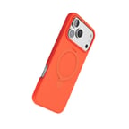 iPhone 17 Pro Max Regal Magsafe Standlı Kapak - Turuncu
